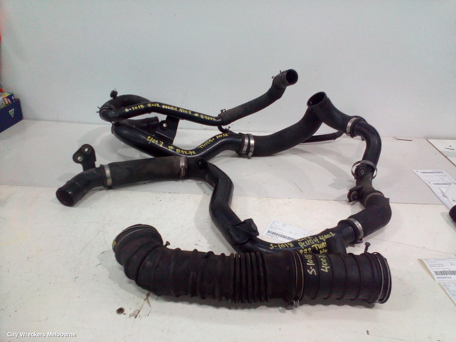 PEUGEOT 4007, GS, 10/2009 - 08/2013, TURBO HOSE: 87272