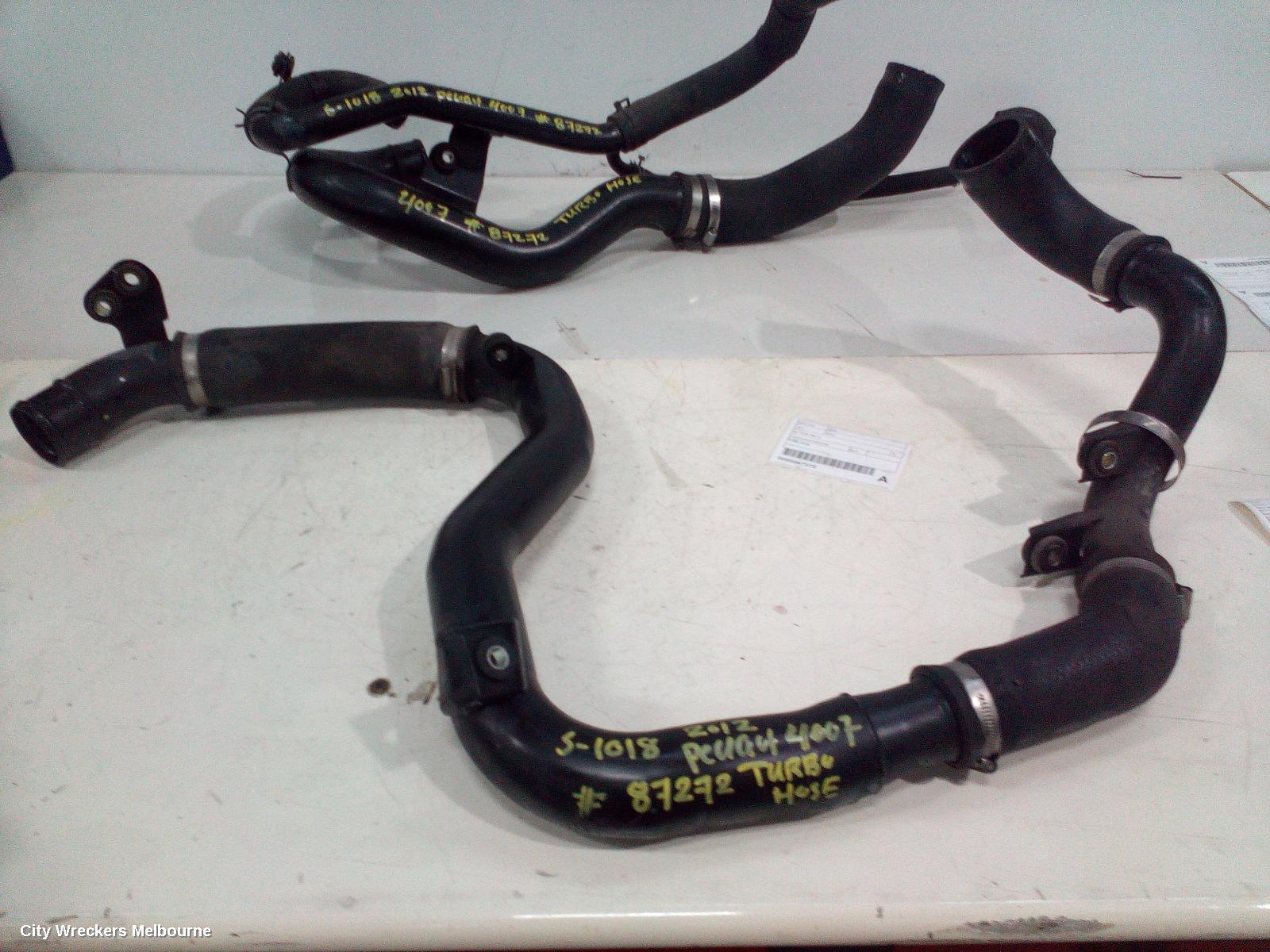 PEUGEOT 4007, GS, 10/2009 - 08/2013, TURBO HOSE: 87272
