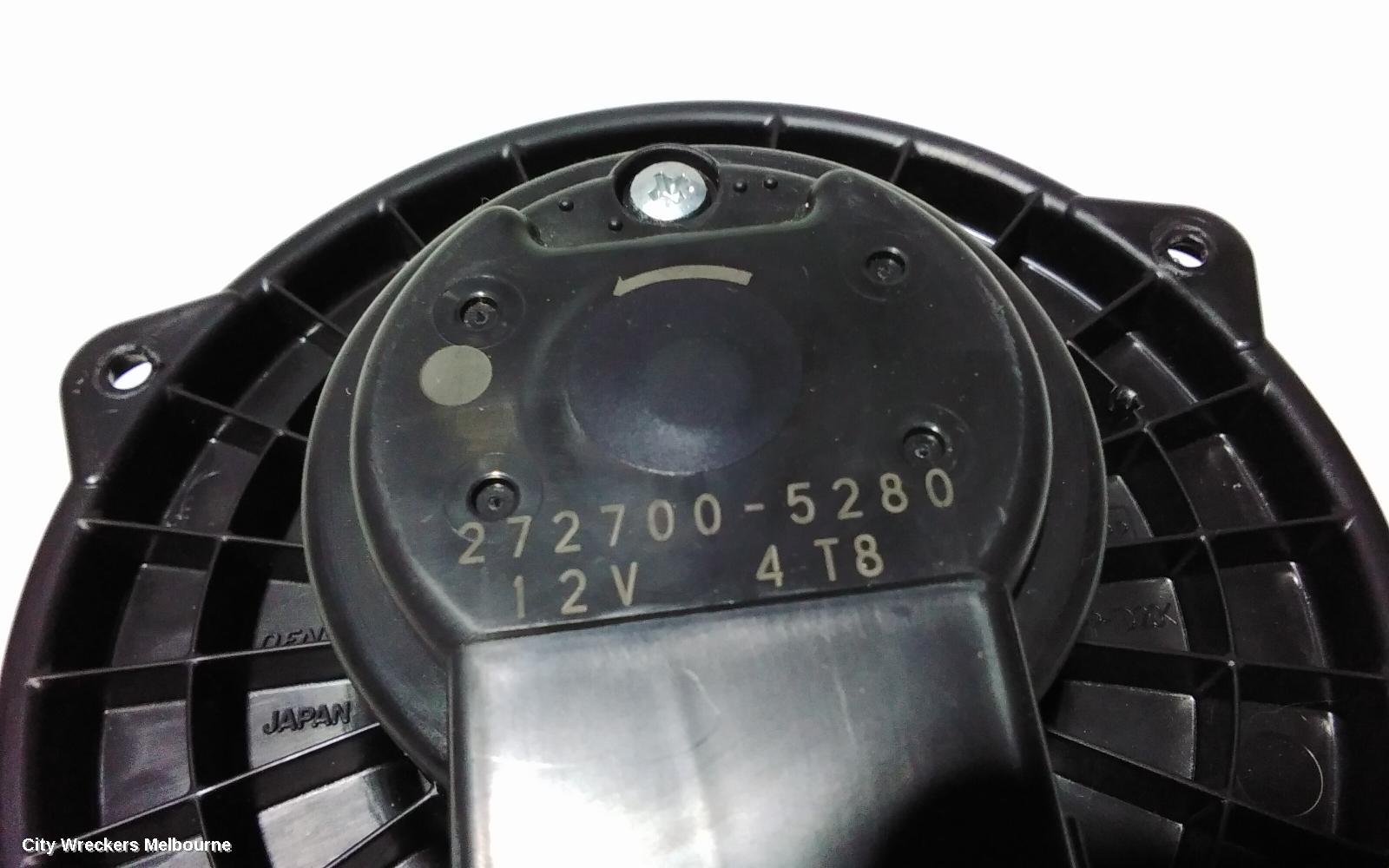SUBARU OUTBACK HEATER FAN MOTOR, 6TH GEN, WIDE 2 PIN PLUG TYPE, P/N 2727005280, 08/2014 - 12/2020