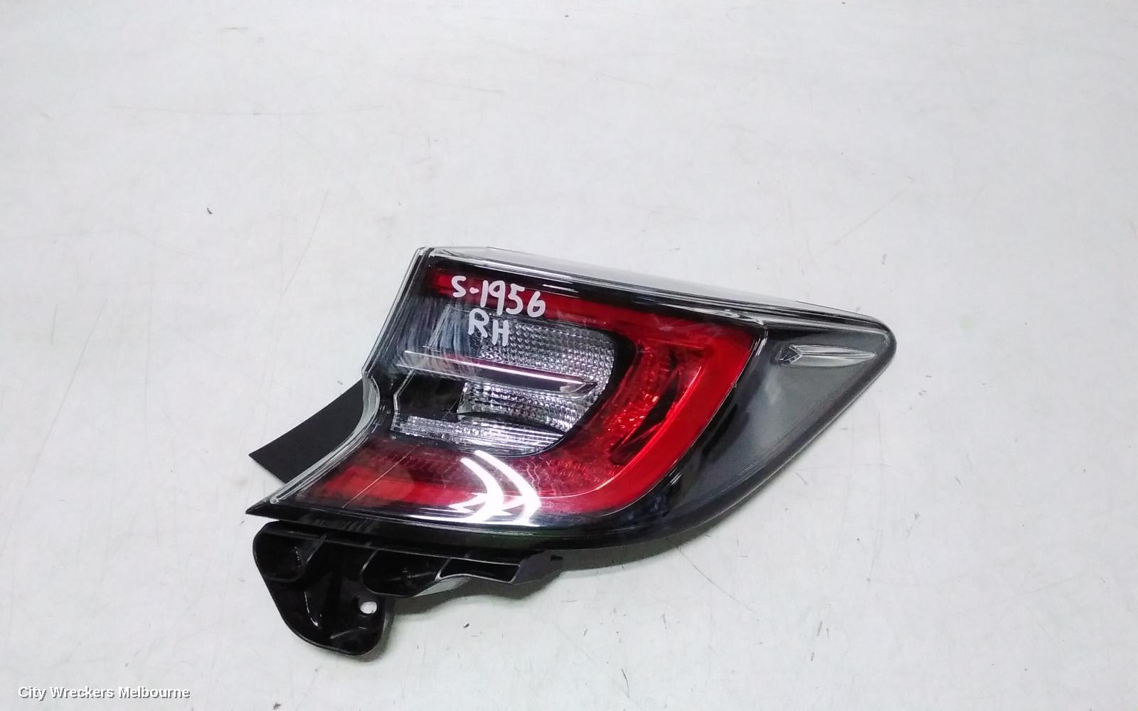 TOYOTA COROLLA RIGHT TAILLIGHT, E210, IN BODY, HATCH, 07/2018 - 08/2022