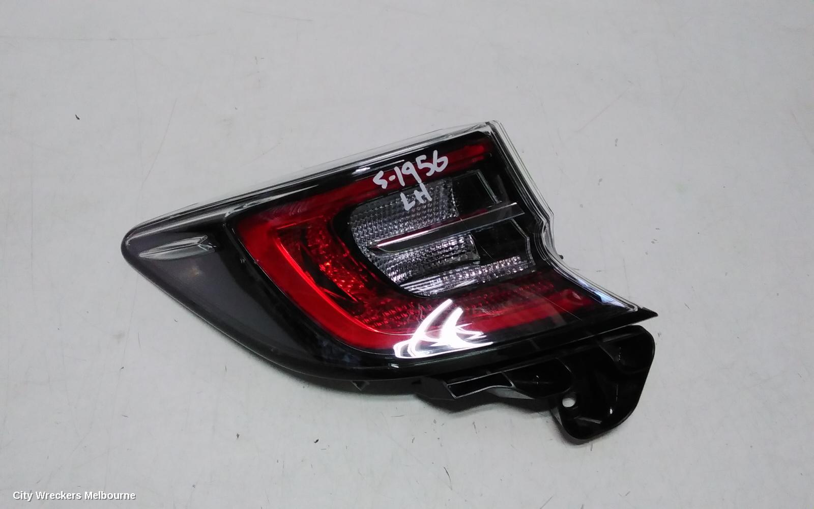 TOYOTA COROLLA LEFT TAILLIGHT, E210, IN BODY, HATCH, 07/2018 - 08/2022