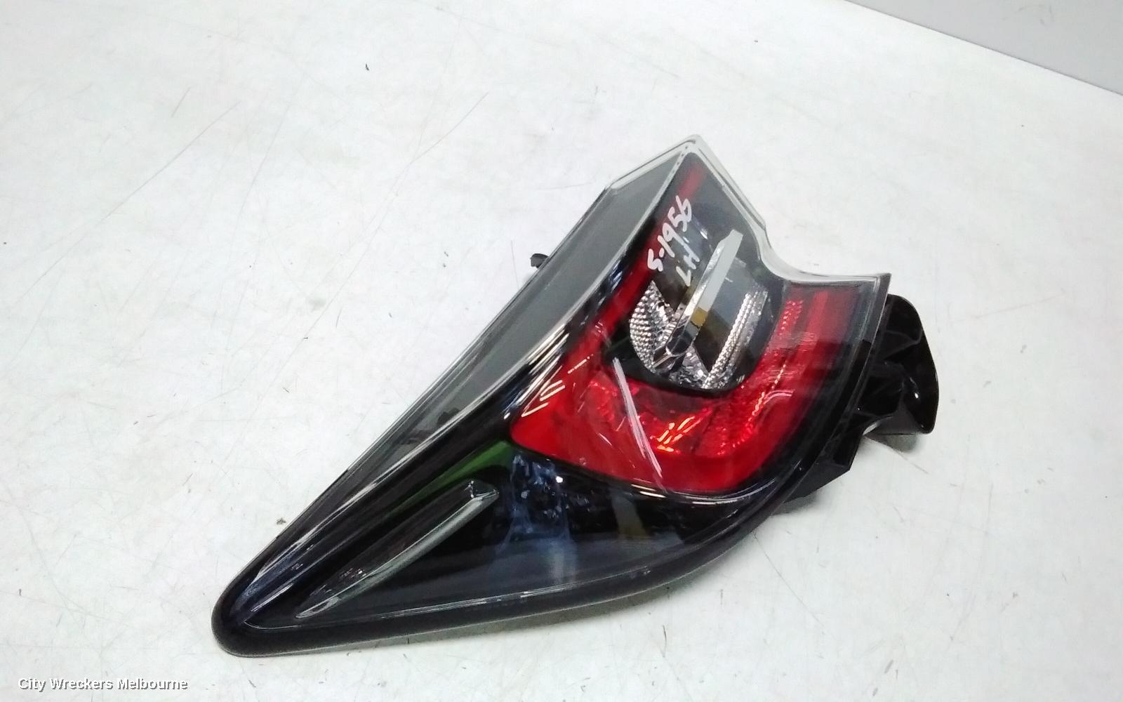 TOYOTA COROLLA LEFT TAILLIGHT, E210, IN BODY, HATCH, 07/2018 - 08/2022