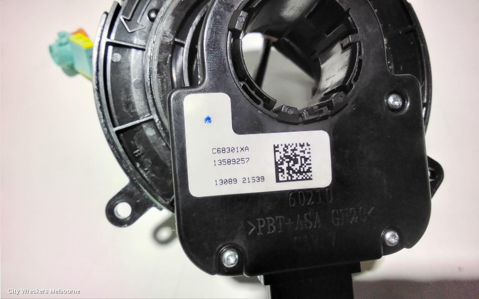 HOLDEN COMMODORE AIRBAG MODULE/SENSOR, CLOCKSPRING, VF, 05/2013 - 12/2017