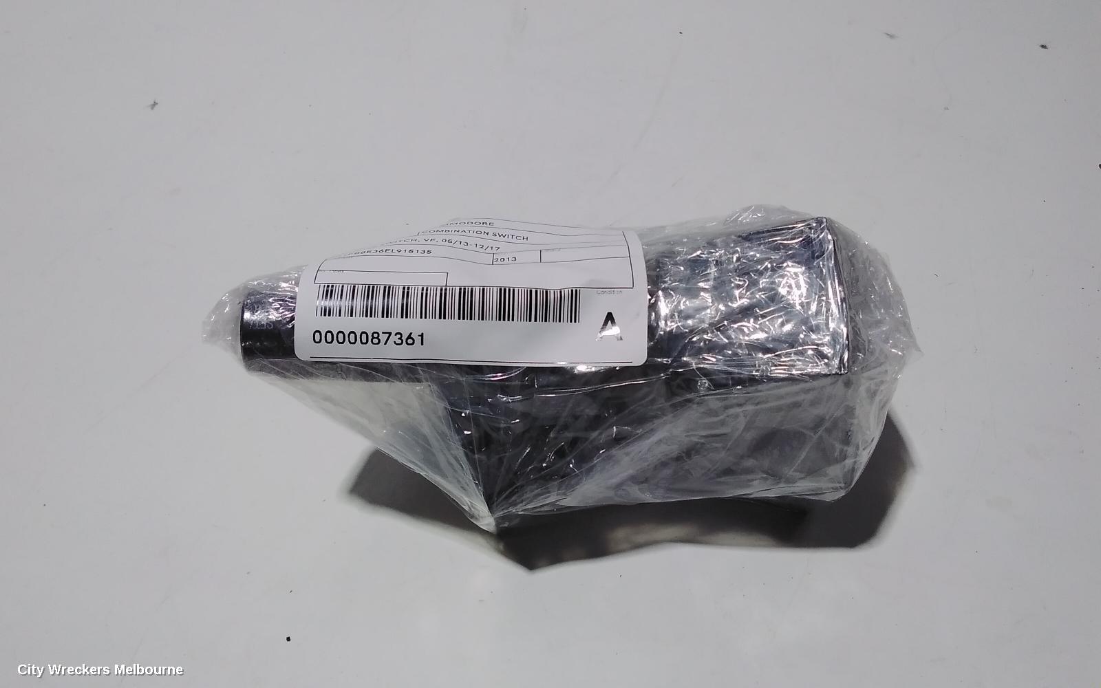 HOLDEN COMMODORE COMBINATION SWITCH, FLASHER SWITCH, VF, 05/2013 - 12/2017