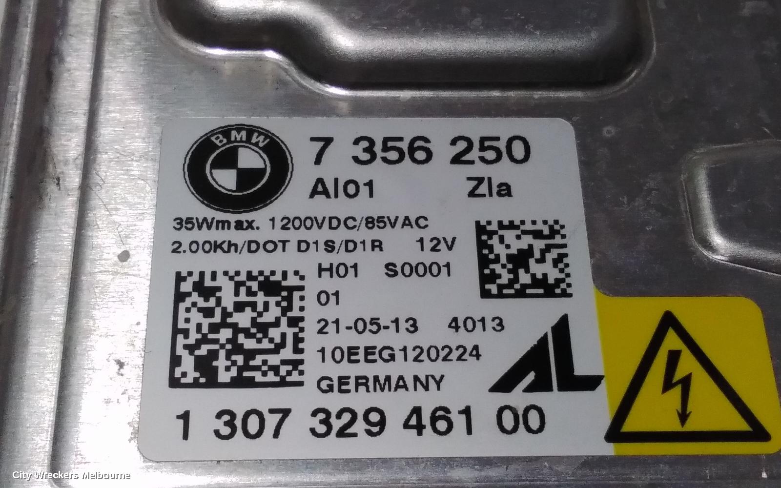 BMW 3 SERIES, E90, 03/2005 - 12/2013, E92  PART NO 7 356 250 HID MODULE CONTROL UNIT LIGHT BULB COMPUTER : 87375