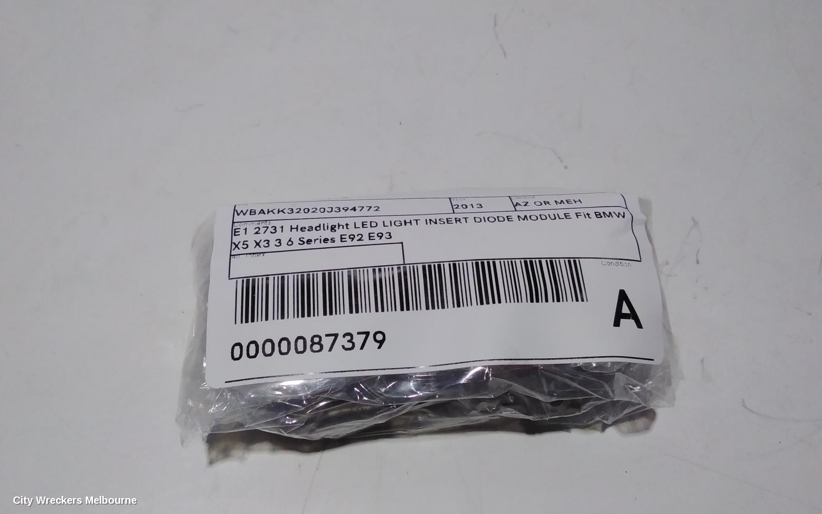 BMW 3 SERIES, E90, 03/2005 - 12/2013, E1 2731 HEADLIGHT LED LIGHT INSERT DIODE MODULE FIT BMW X5 X3 3 6 SERIES E92 E93: 87379