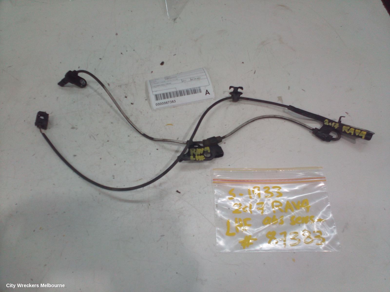 TOYOTA RAV4 ABS SENSOR, LH FRONT, XA40, 12/2012 - 11/2018