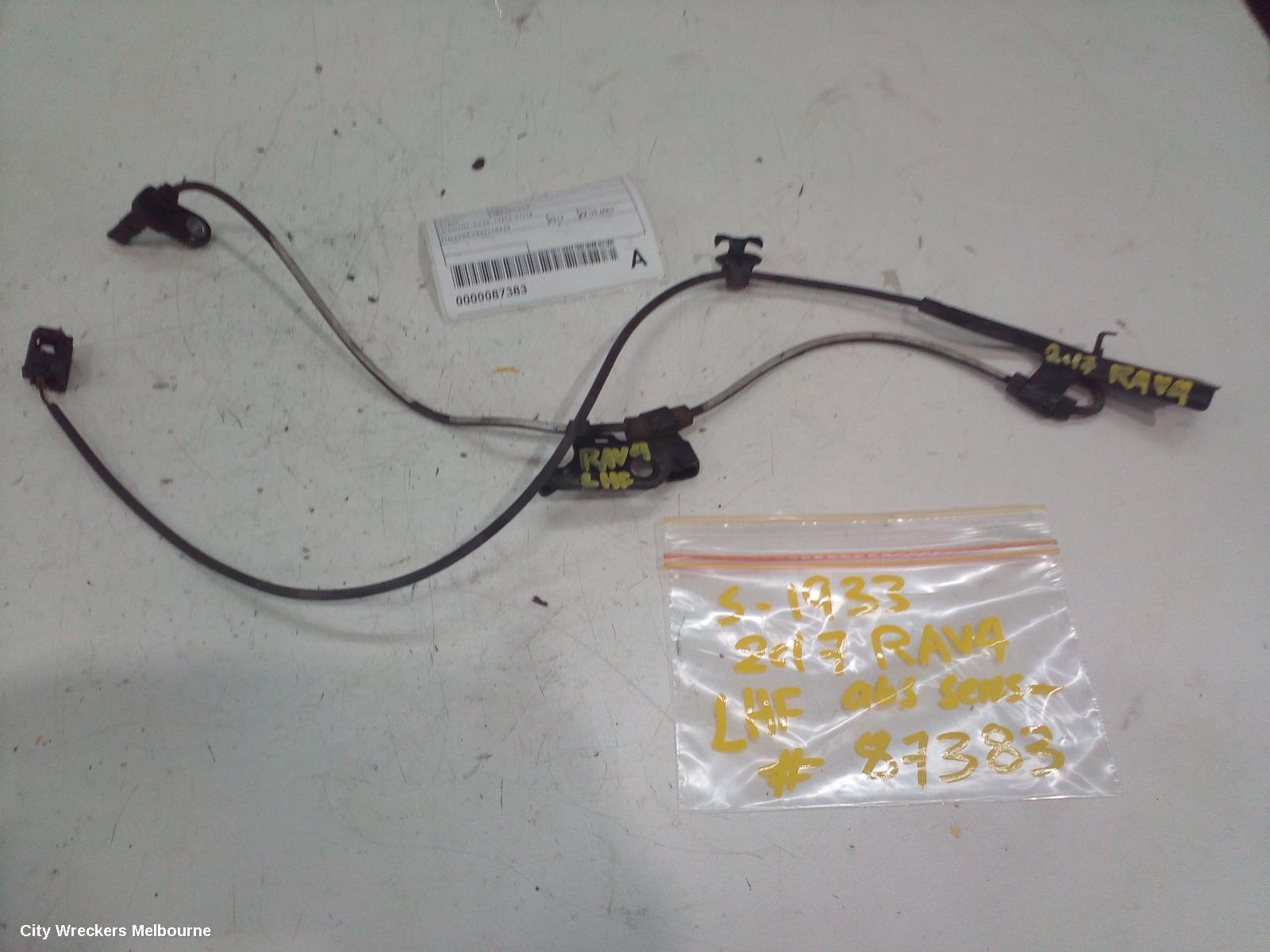 TOYOTA RAV4 ABS SENSOR, LH FRONT, XA40, 12/2012 - 11/2018