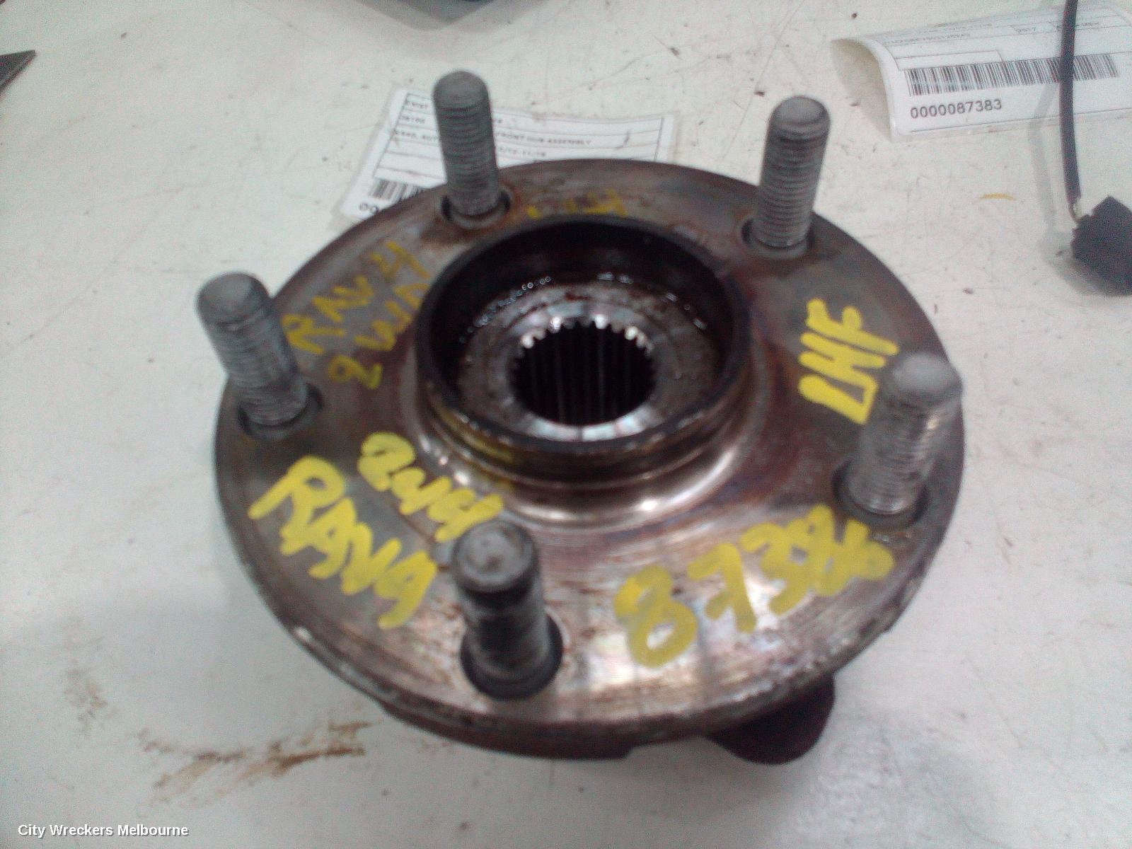 TOYOTA RAV4 LEFT FRONT HUB ASSEMBLY, XA40, AUTO T/M, 2WD, 12/2012 - 11/2018