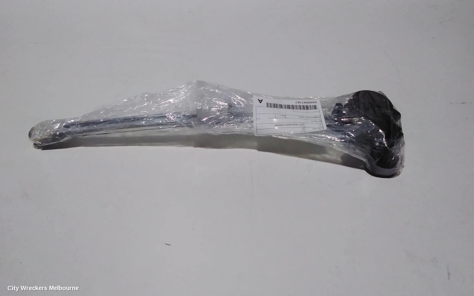 MAZDA 3 LEFT REAR DOOR WINDOW, BP, HATCH, STANDARD TINT TYPE, 03/2019 ONWARDS