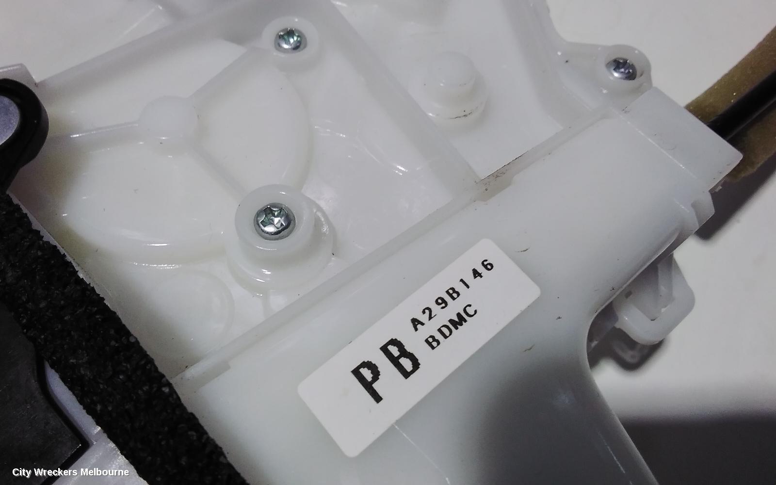 MAZDA 3 DOOR/BOOT/GATE LOCK, LEFT REAR DOOR LOCK, BP, SEDAN/HATCH, 03/2019 ONWARDS