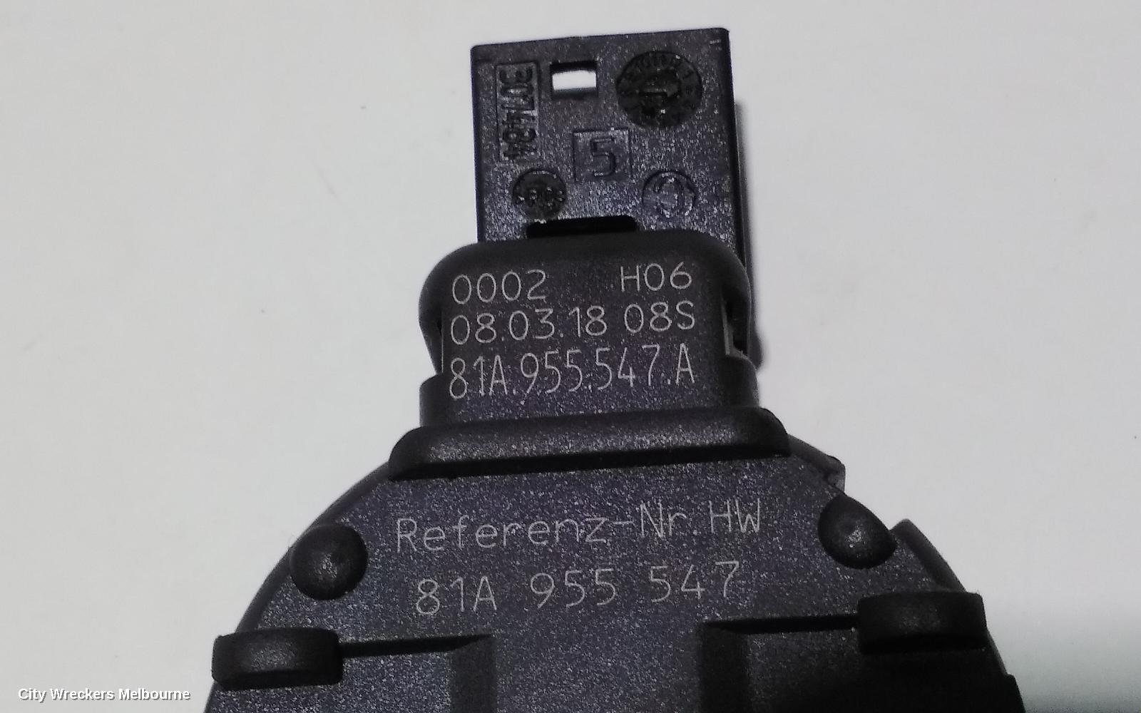 AUDI A3, 8V, 03/2013 - 10/2020, 81A-955-547-A RAIN SENSOR : 87395