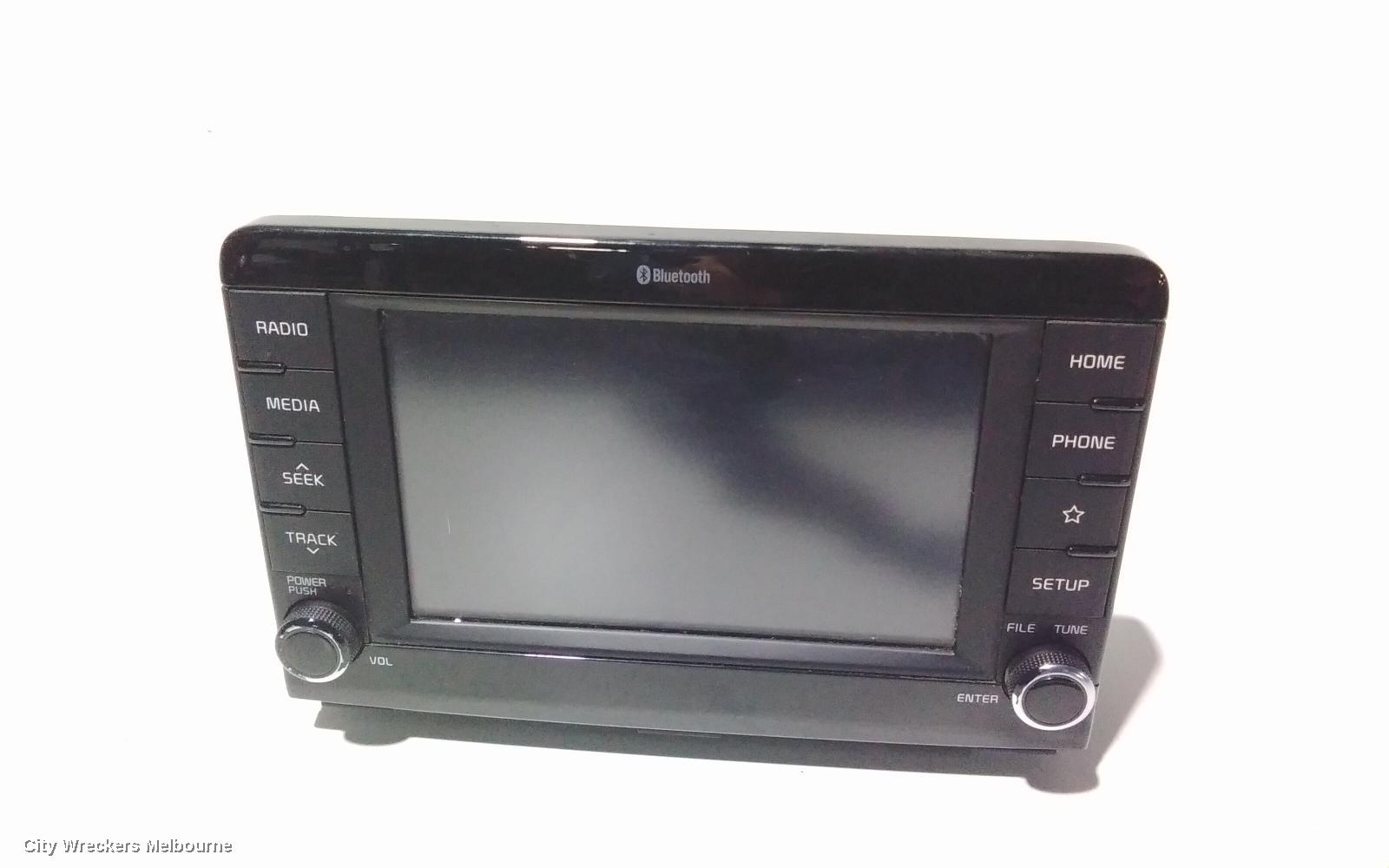 KIA RIO RADIO/CD/DVD/SAT/TV, 7IN TOUCHSCREEN, NON SAT NAV TYPE, YB, 06/2018 - 06/2020