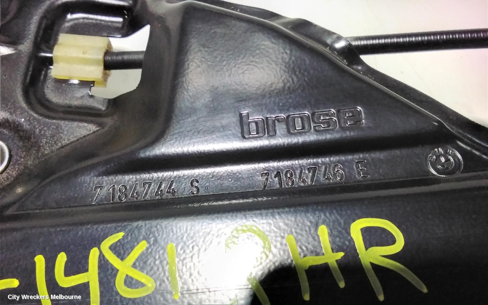 BMW 5 SERIES RIGHT REAR WND REG/MOTOR, E60, 10/2003 - 04/2010