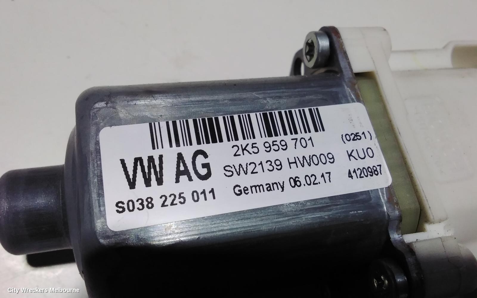 VOLKSWAGEN CADDY RIGHT FRONT WINDOW REG/MOTOR, 2KN, POWER, 12/2015 - 02/2021