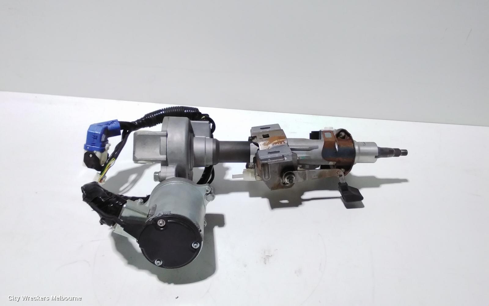 TOYOTA KLUGER STEERING COLUMN, GSU40-GSU45, ELECTRONIC ASSIST TYPE, W/ KEY START TYPE, 05/2007 - 02/2014