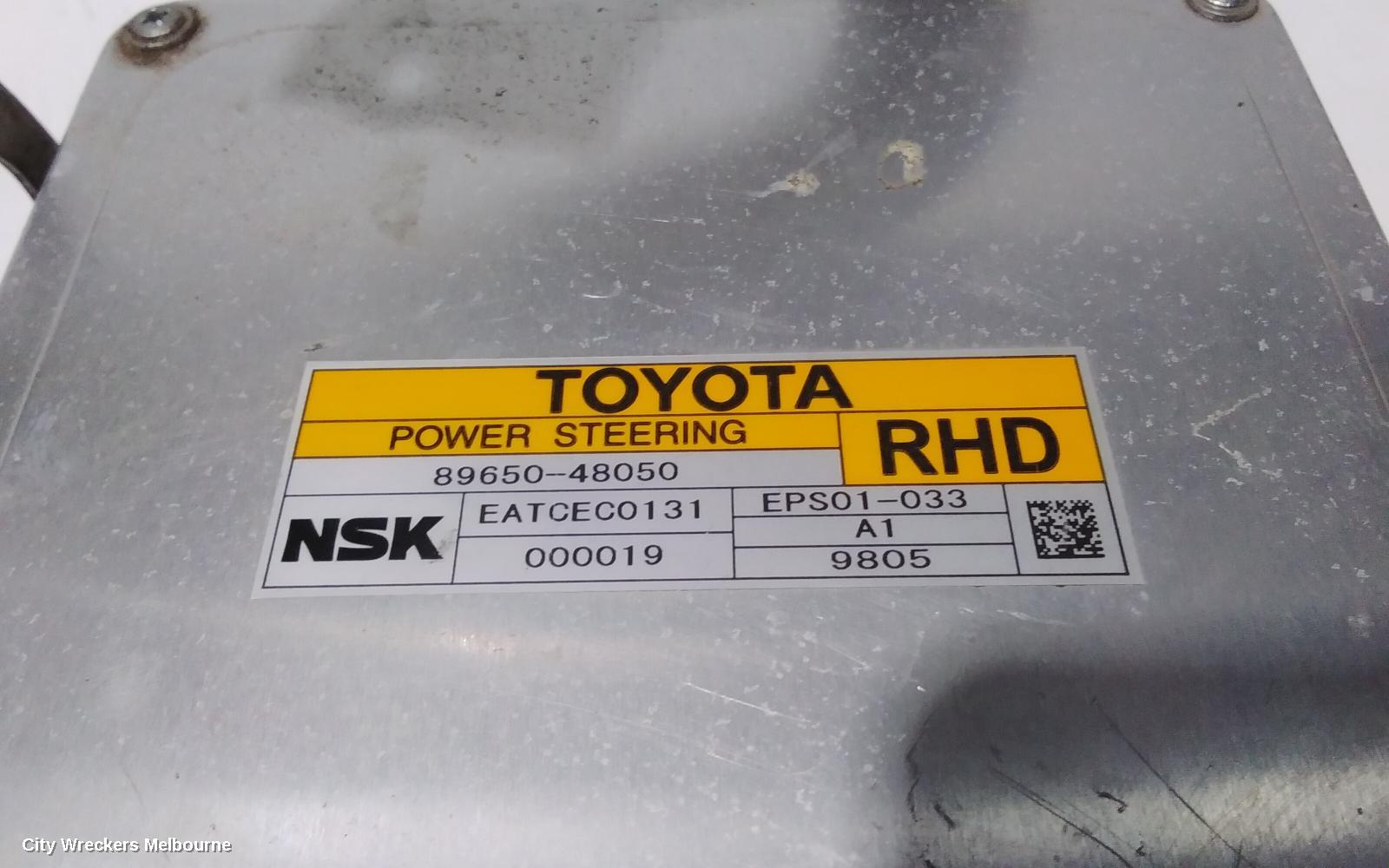 TOYOTA KLUGER ECU, POWER STEERING ECU, GSU40-GSU45, 05/2007 - 02/2014