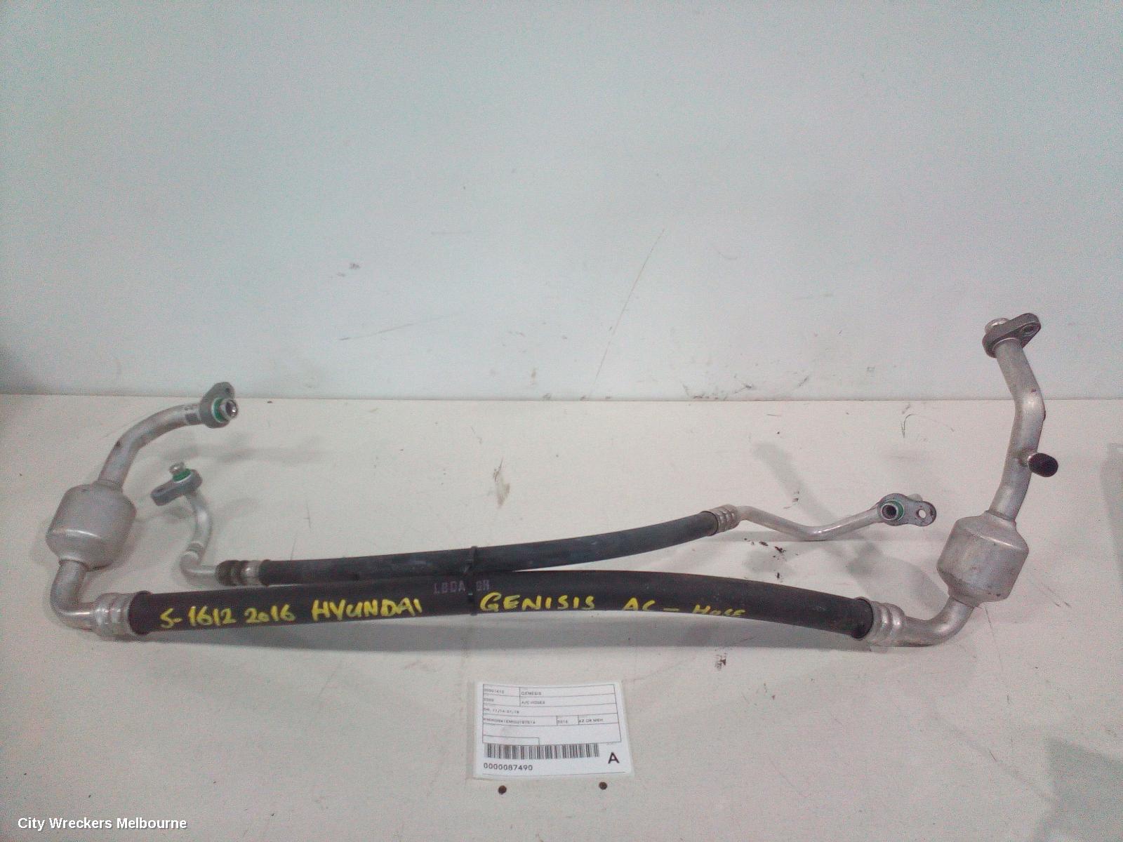HYUNDAI GENESIS A/C HOSES, DH, 11/2014 - 01/2018