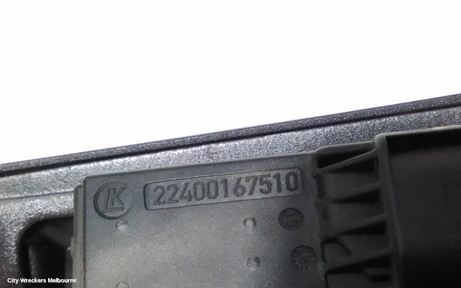 VOLKSWAGEN CADDY DOOR/BOOT/GATE LOCK, LEFT REAR DOOR LOCK, 2KN, 07/2015 - 02/2021