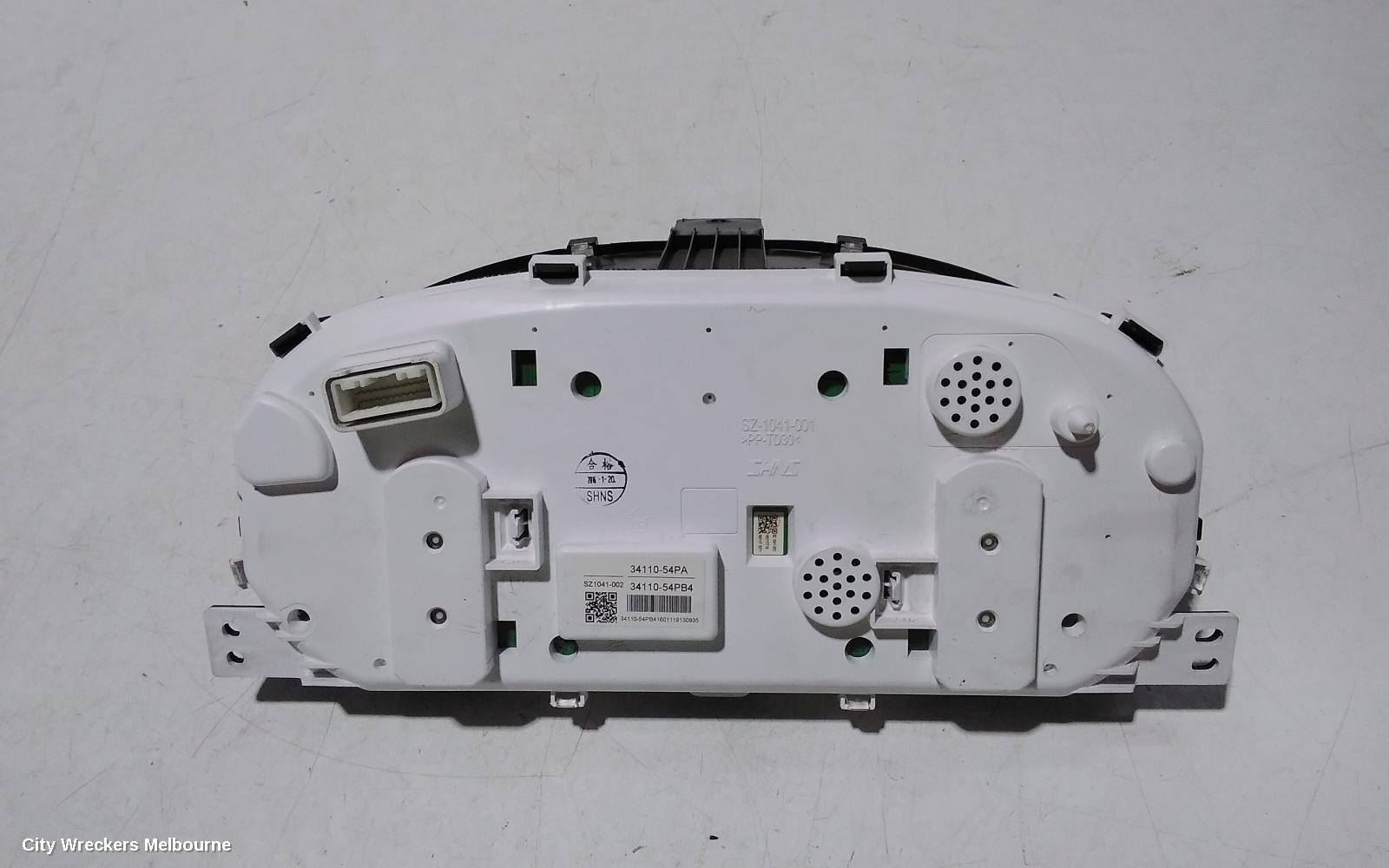 SUZUKI VITARA INSTRUMENT CLUSTER, INSTRUMENT CLUSTER, AUTO T/M, VITARA, LY (VIN TSM), 06/2015 ONWARDS