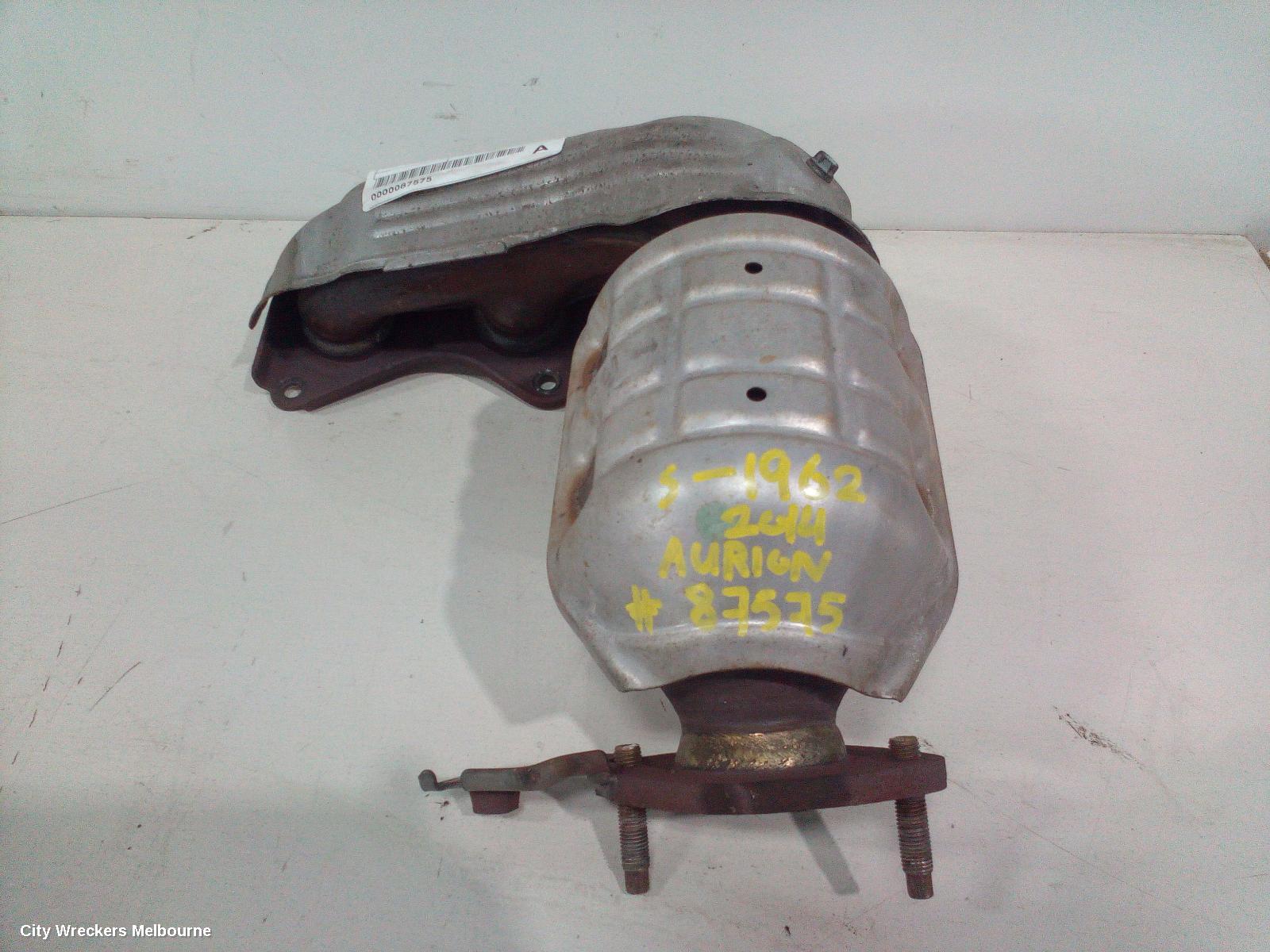 TOYOTA AURION CATALYTIC CONVERTER, MANIFOLD-CAT TYPE, 3.5, PETROL, FRONT, GSV50R, 02/2012 - 08/2017
