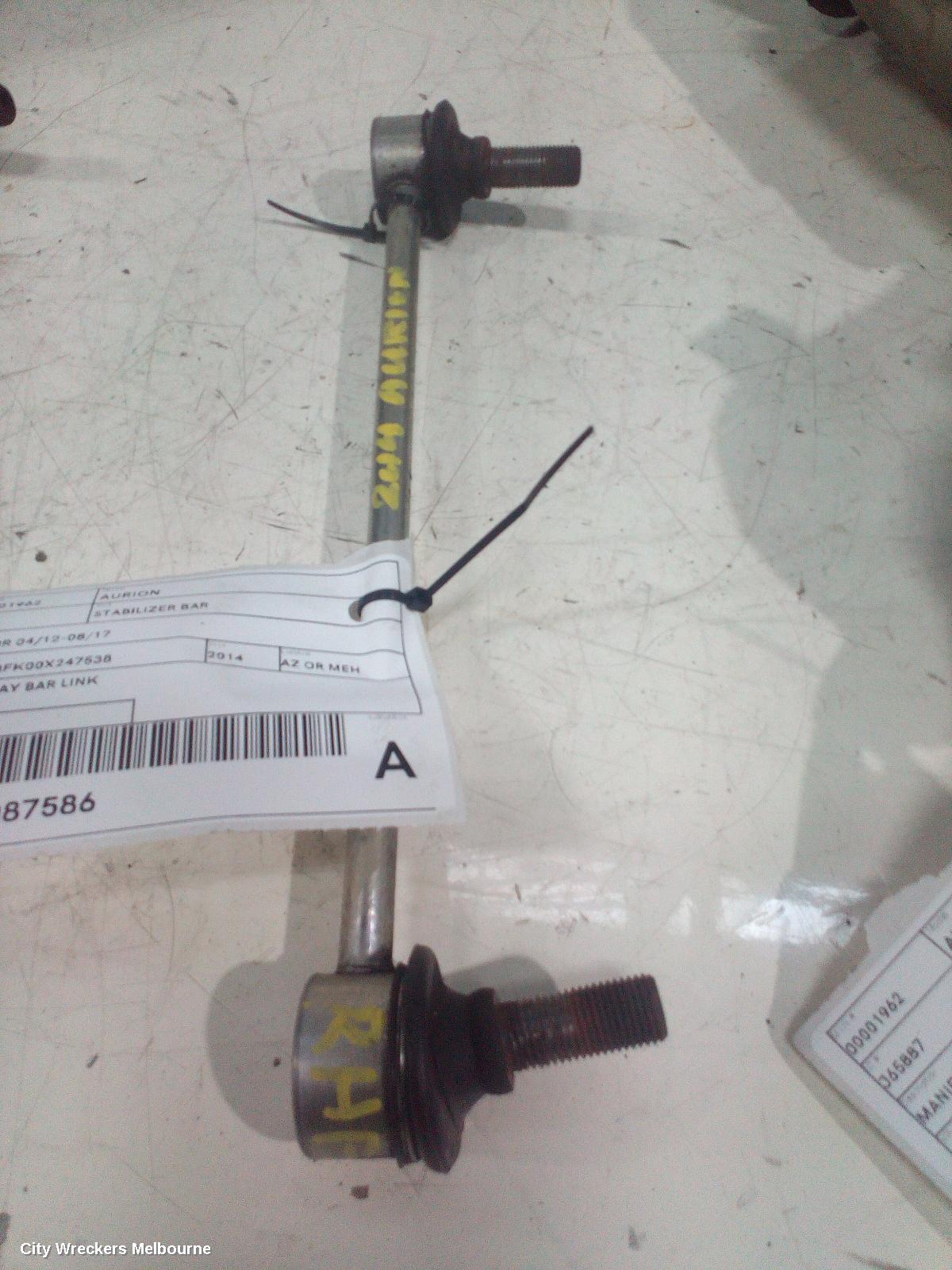 TOYOTA AURION STABILISER BAR, GSV50R 04/2012 - 08/2017