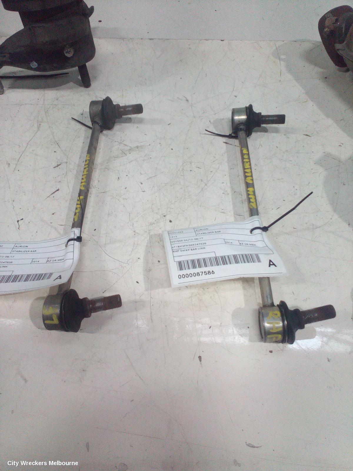 TOYOTA AURION STABILISER BAR, GSV50R 04/2012 - 08/2017