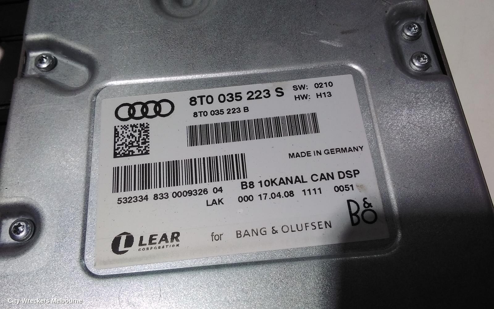 AUDI A4 RADIO/CD/DVD/SAT/TV, STEREO AMPLIFIER, B8 8K, 02/2008 - 09/2015
