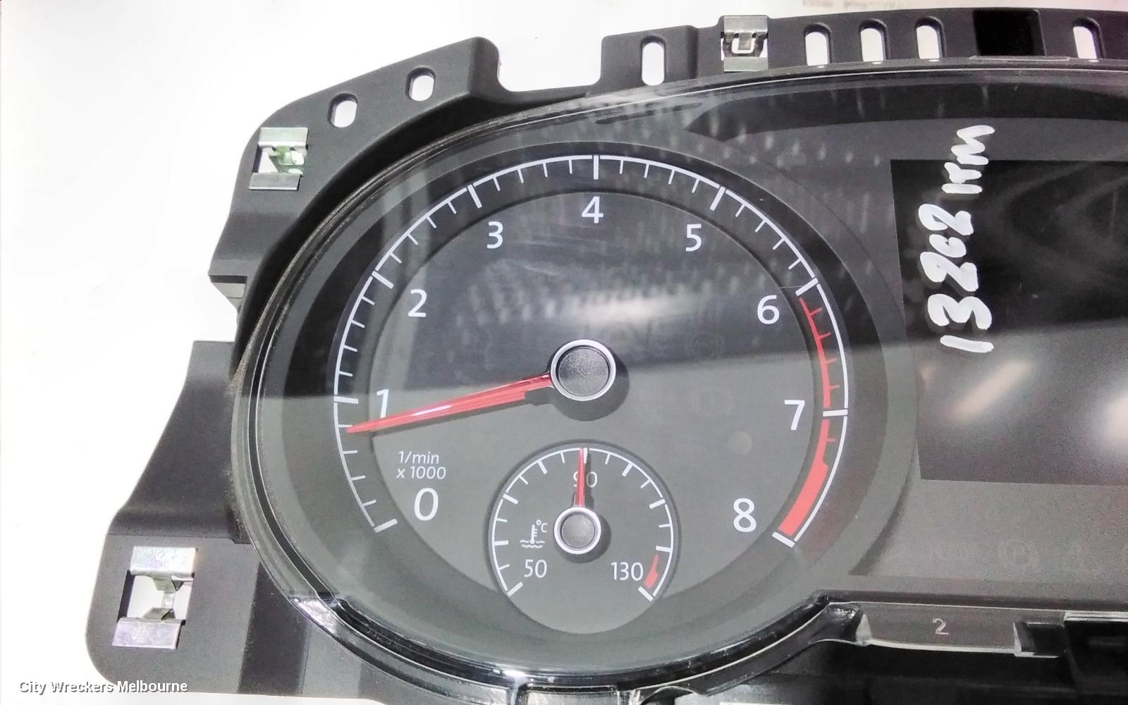 VOLKSWAGEN GOLF INSTRUMENT CLUSTER, INSTRUMENT CLUSTER (MFD PLUS), PETROL, BASE/COMFORTLINE/TRENDLINE, GEN 7, 03/2017 - 08/2020