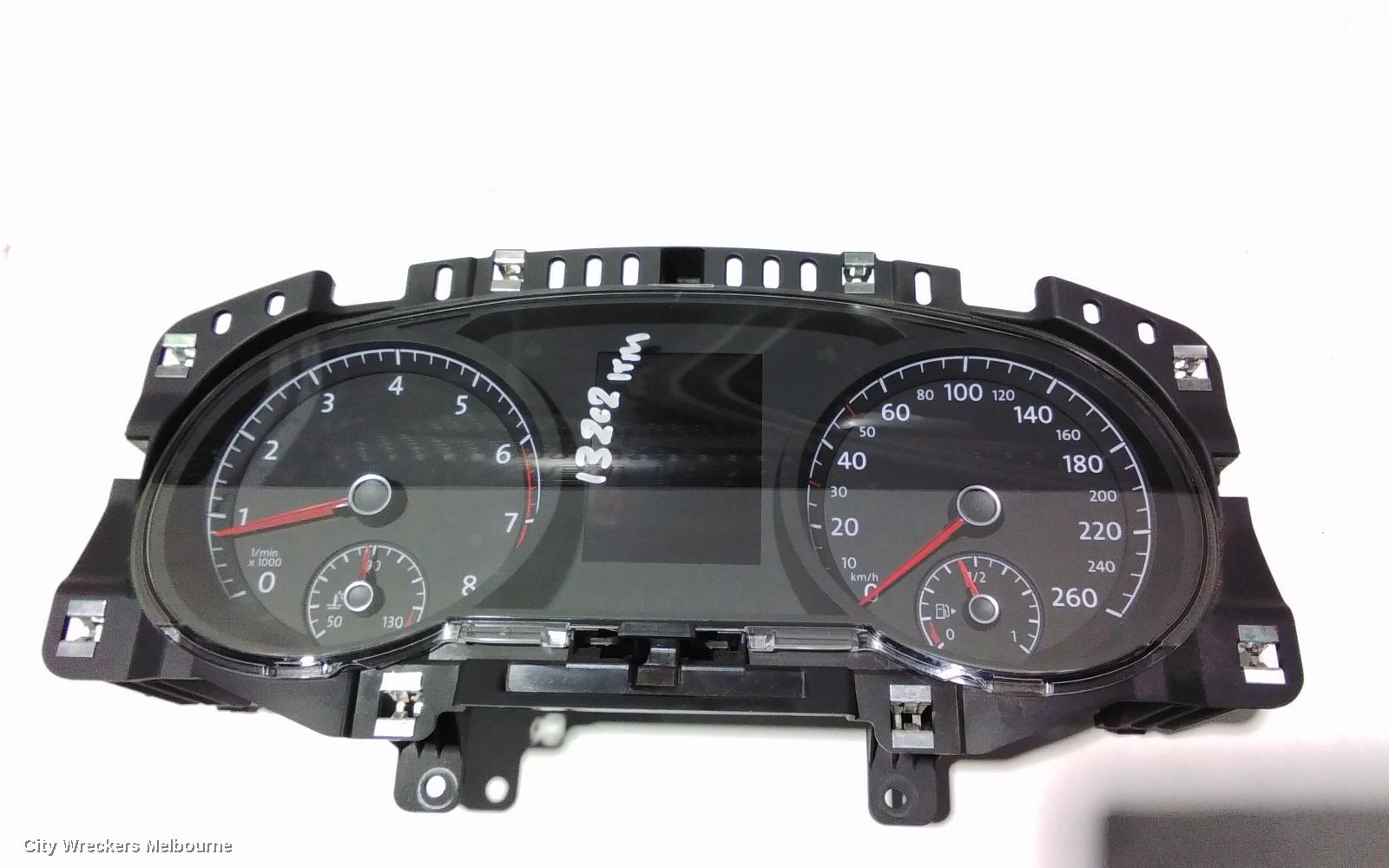 VOLKSWAGEN GOLF INSTRUMENT CLUSTER, INSTRUMENT CLUSTER (MFD PLUS), PETROL, BASE/COMFORTLINE/TRENDLINE, GEN 7, 03/2017 - 08/2020