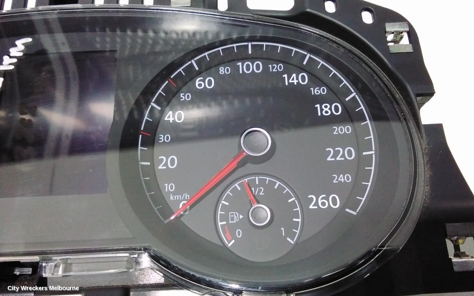 VOLKSWAGEN GOLF INSTRUMENT CLUSTER, INSTRUMENT CLUSTER (MFD PLUS), PETROL, BASE/COMFORTLINE/TRENDLINE, GEN 7, 03/2017 - 08/2020