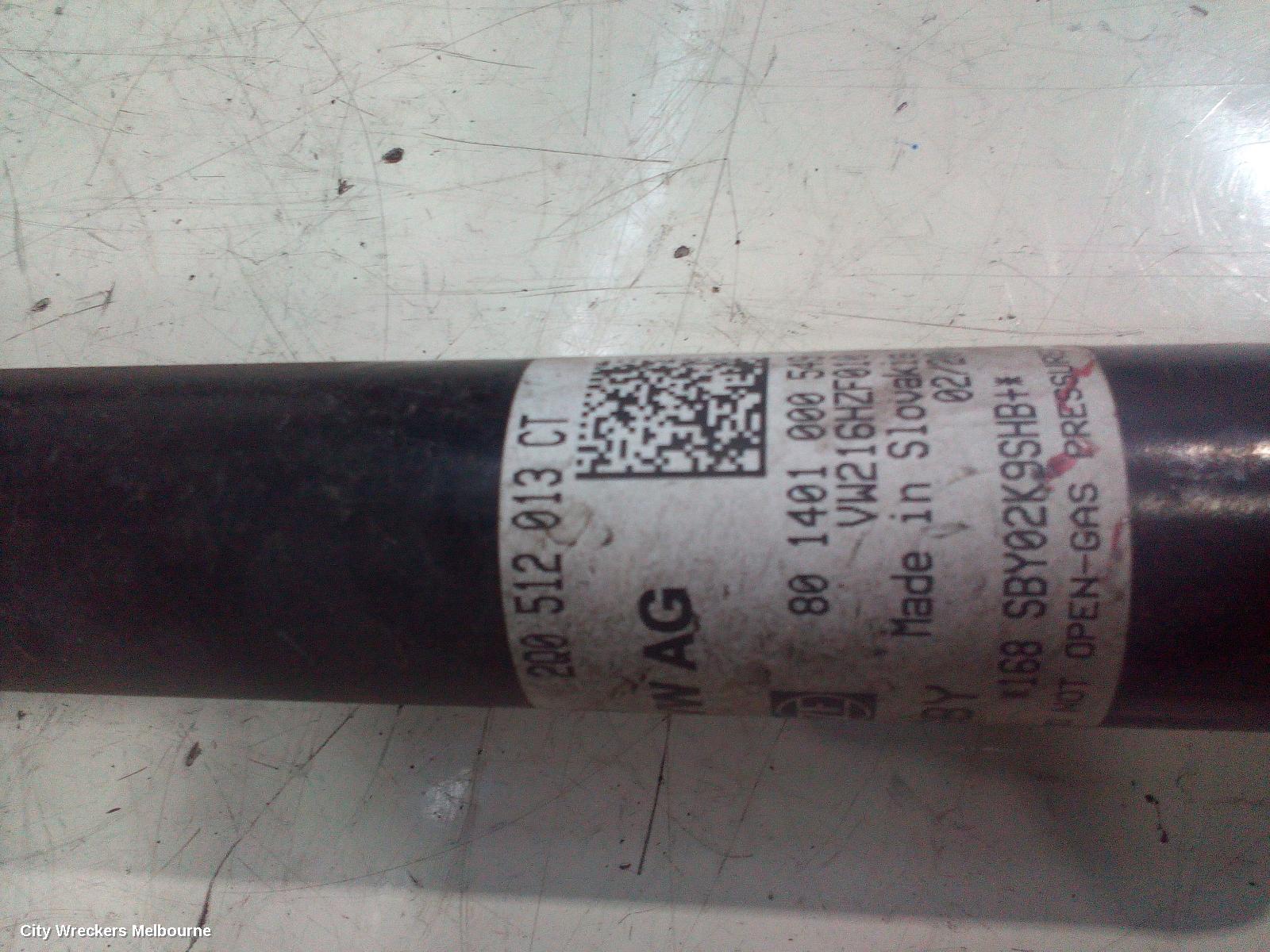VOLKSWAGEN T-CROSS RIGHT REAR STRUT, C1, 01/2020 ONWARDS