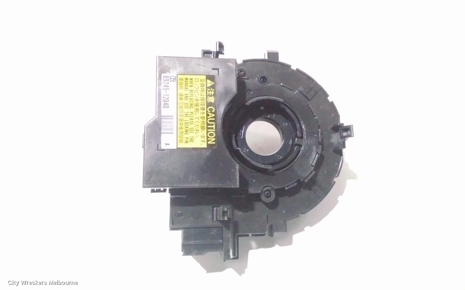 TOYOTA COROLLA AIRBAG MODULE/SENSOR, CLOCKSPRING, ZRE182R, 10/2012 - 03/2015