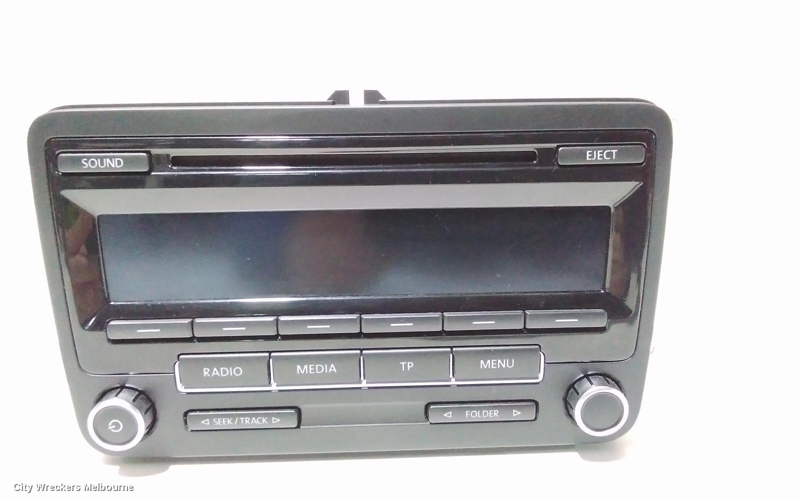 VOLKSWAGEN POLO RADIO/CD/DVD/SAT/TV, SINGLE DISC CD PLAYER (RCD310), 6R, 05/2010 - 09/2017