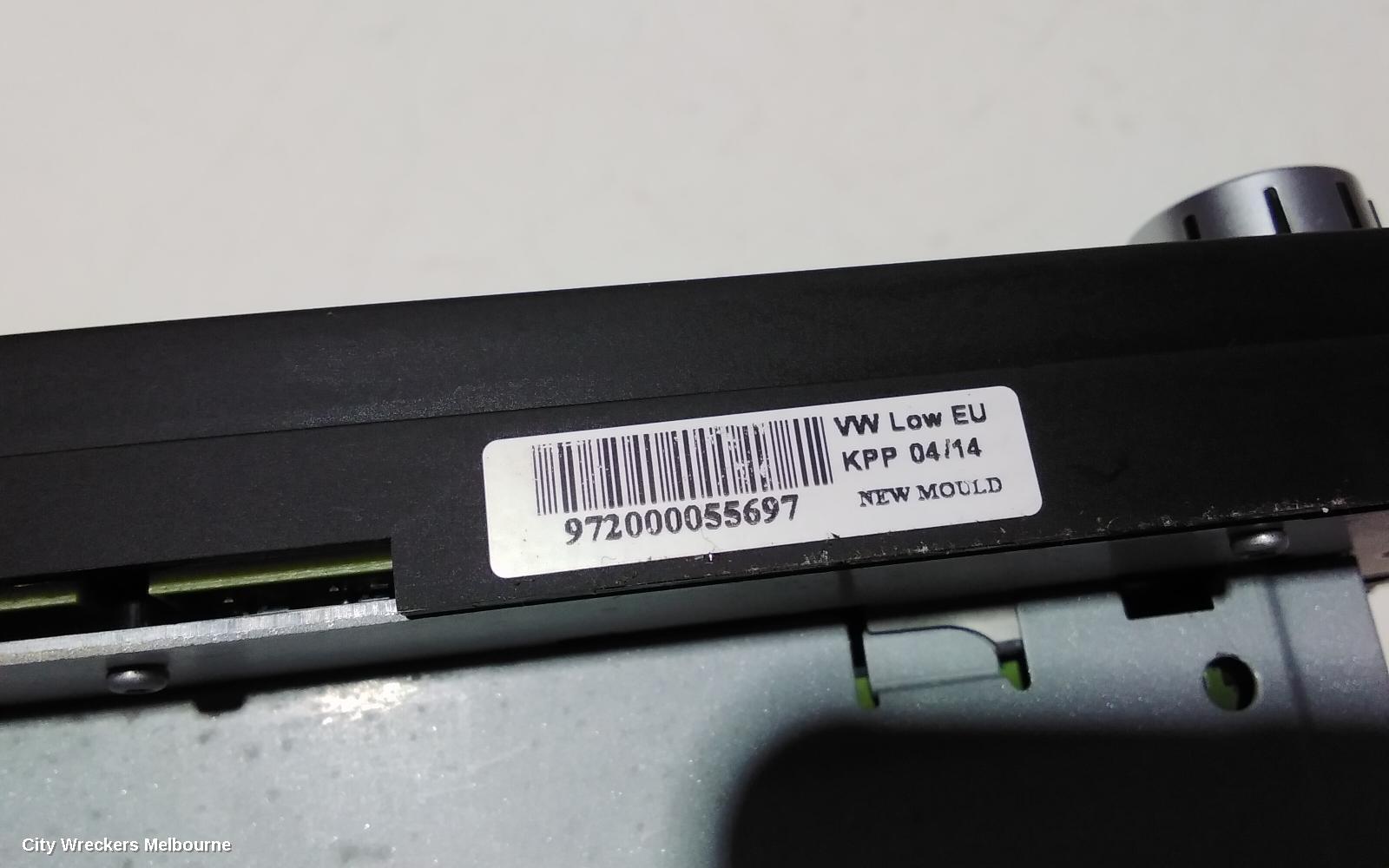 VOLKSWAGEN POLO RADIO/CD/DVD/SAT/TV, SINGLE DISC CD PLAYER (RCD310), 6R, 05/2010 - 09/2017