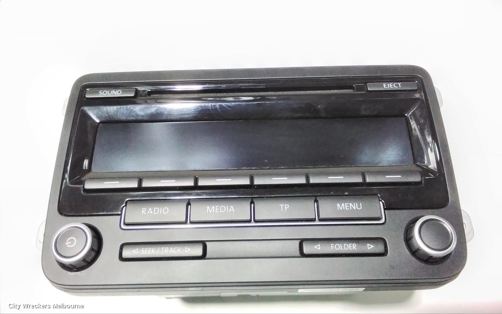 VOLKSWAGEN POLO RADIO/CD/DVD/SAT/TV, SINGLE DISC CD PLAYER (RCD310), 6R, 05/2010 - 09/2017