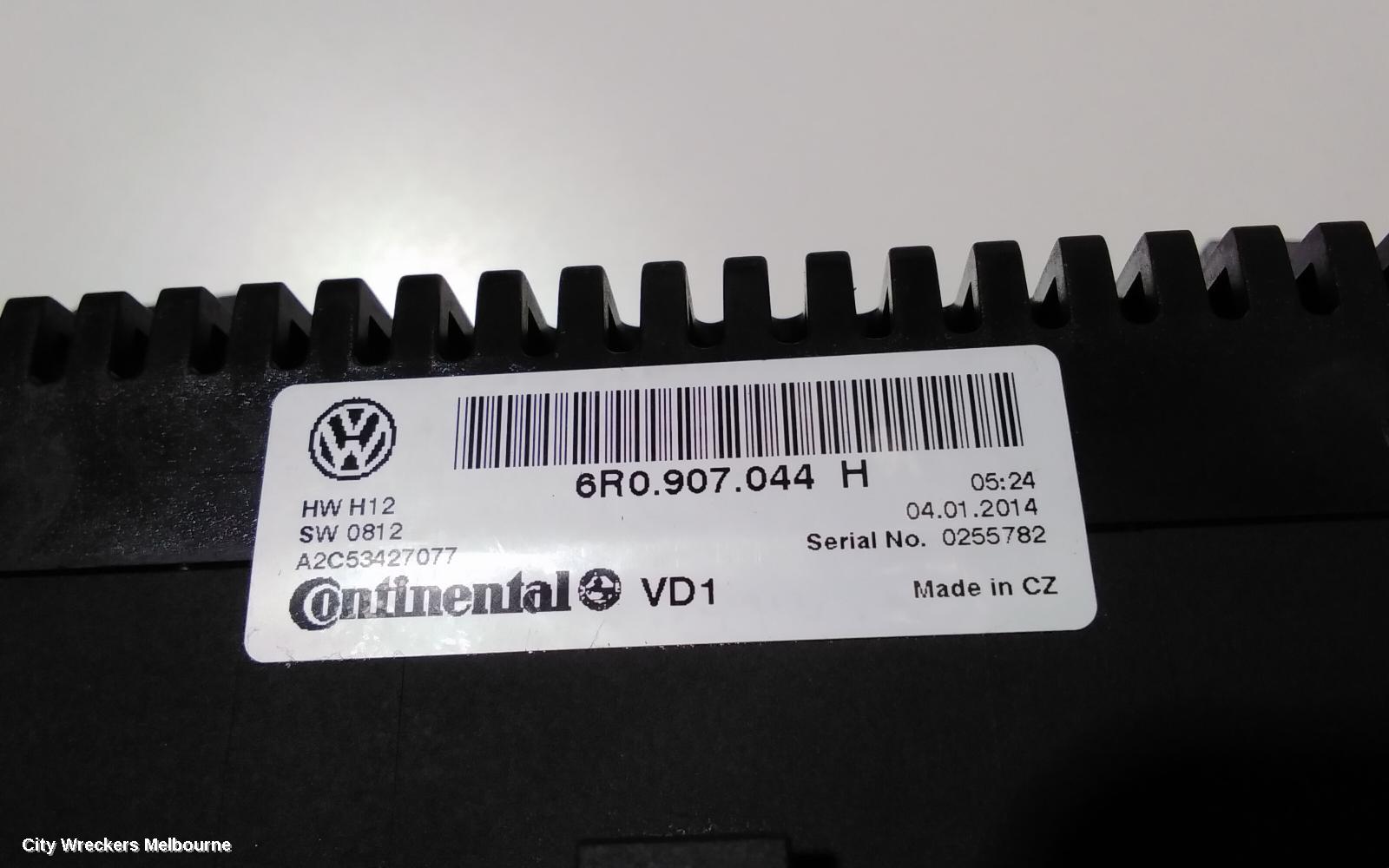 VOLKSWAGEN POLO HEATER/AC CONTROLS, DIGITAL CLIMATE TYPE, 6R, 05/2010 - 09/2017