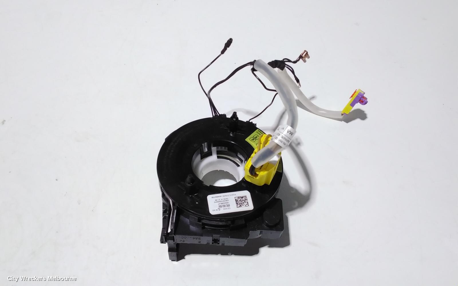 VOLKSWAGEN POLO AIRBAG MODULE/SENSOR, CLOCKSPRING, 6R, 05/2010 - 05/2014