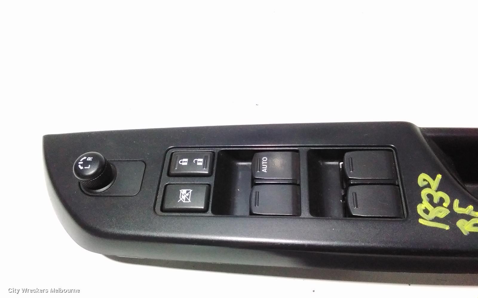 SUZUKI SWIFT PWR DR WIND SWITCH, RH FRONT (MASTER SWITCH), FZ, 08/2010 - 03/2017