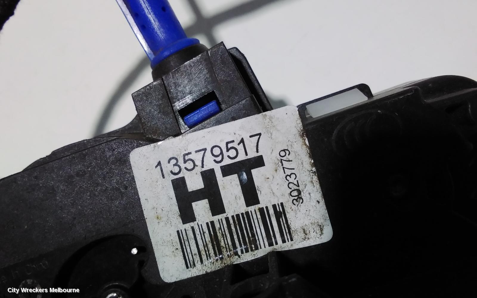HOLDEN COMMODORE DOOR/BOOT/GATE LOCK, RIGHT FRONT DOOR LOCK, VF, NON KEYLESS ENTRY, 05/2013 - 12/2017