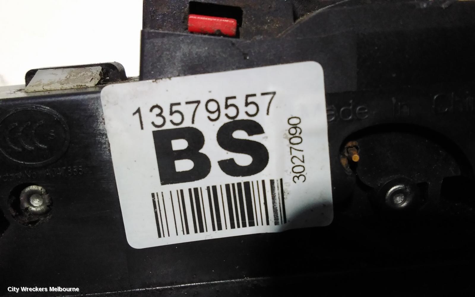 HOLDEN COMMODORE DOOR/BOOT/GATE LOCK, LEFT REAR DOOR LOCK, VF, 05/2013 - 12/2017