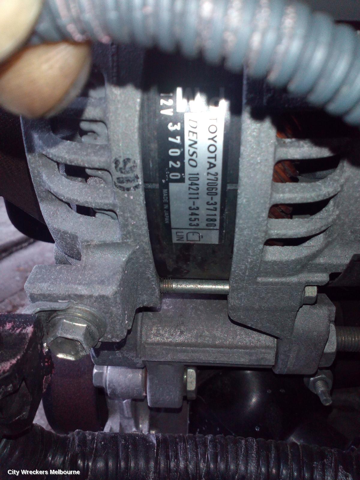 TOYOTA RAV4 ALTERNATOR, PETROL, 2.0, 3ZR-FE, 100AMP, ZSA42R, 12/2012 - 11/2018
