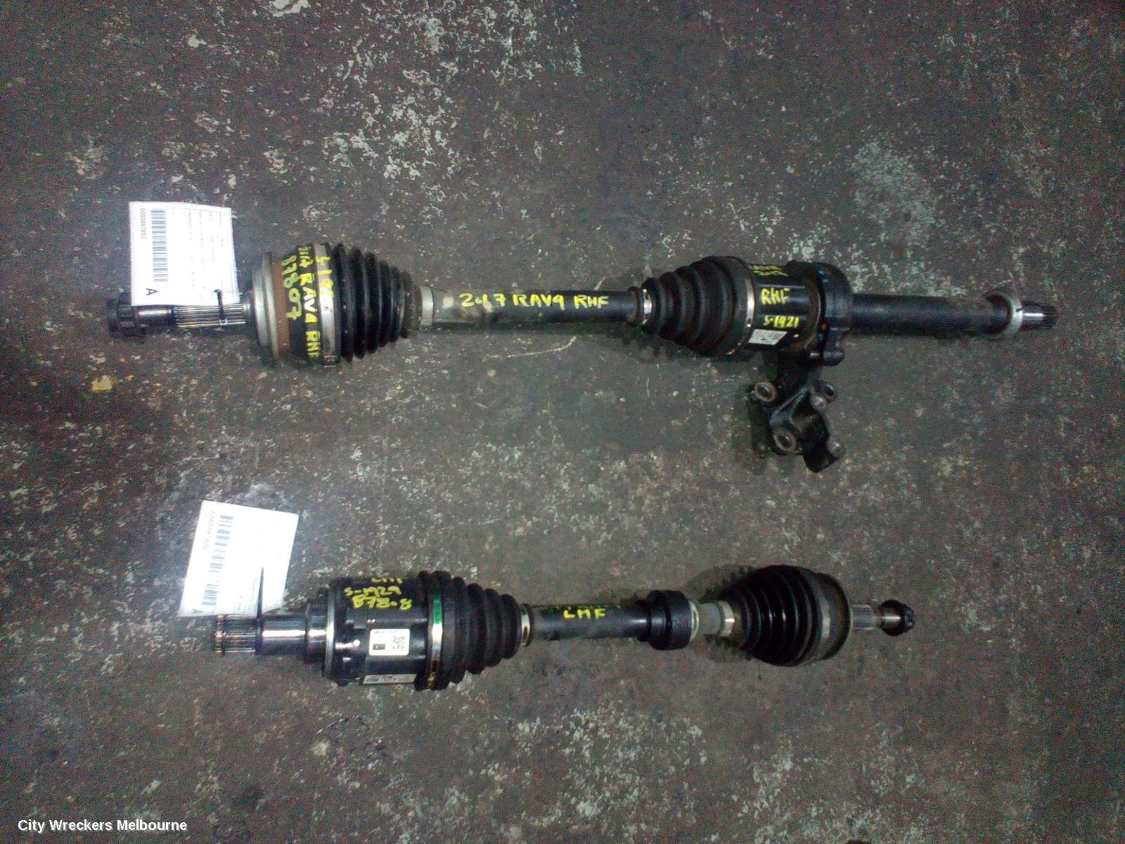 TOYOTA RAV4 LEFT DRIVESHAFT, FRONT, AUTO T/M, PETROL, 2.0, ZSA42R, 12/2012 - 11/2018