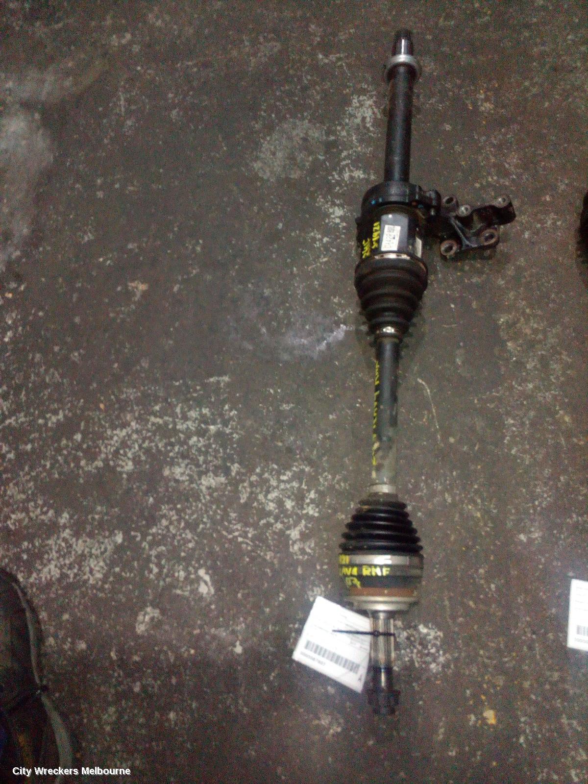 TOYOTA RAV4 RIGHT DRIVESHAFT, FRONT, AUTO T/M, PETROL, 2.0, ZSA42R, 12/2012 - 11/2018