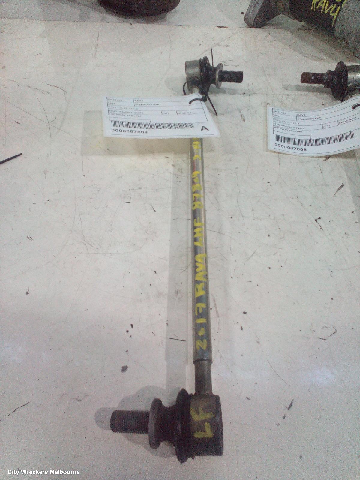 TOYOTA RAV4 STABILISER BAR, XA40, 12/2012 - 12/2018