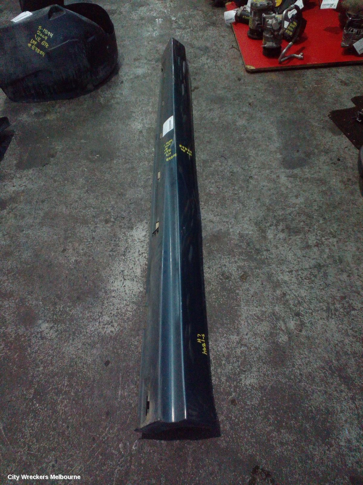 HOLDEN COMMODORE SIDE STEP/SKIRT, VE, LH SIDE ONLY, UTE, STANDARD TYPE, 08/2006 - 05/2013