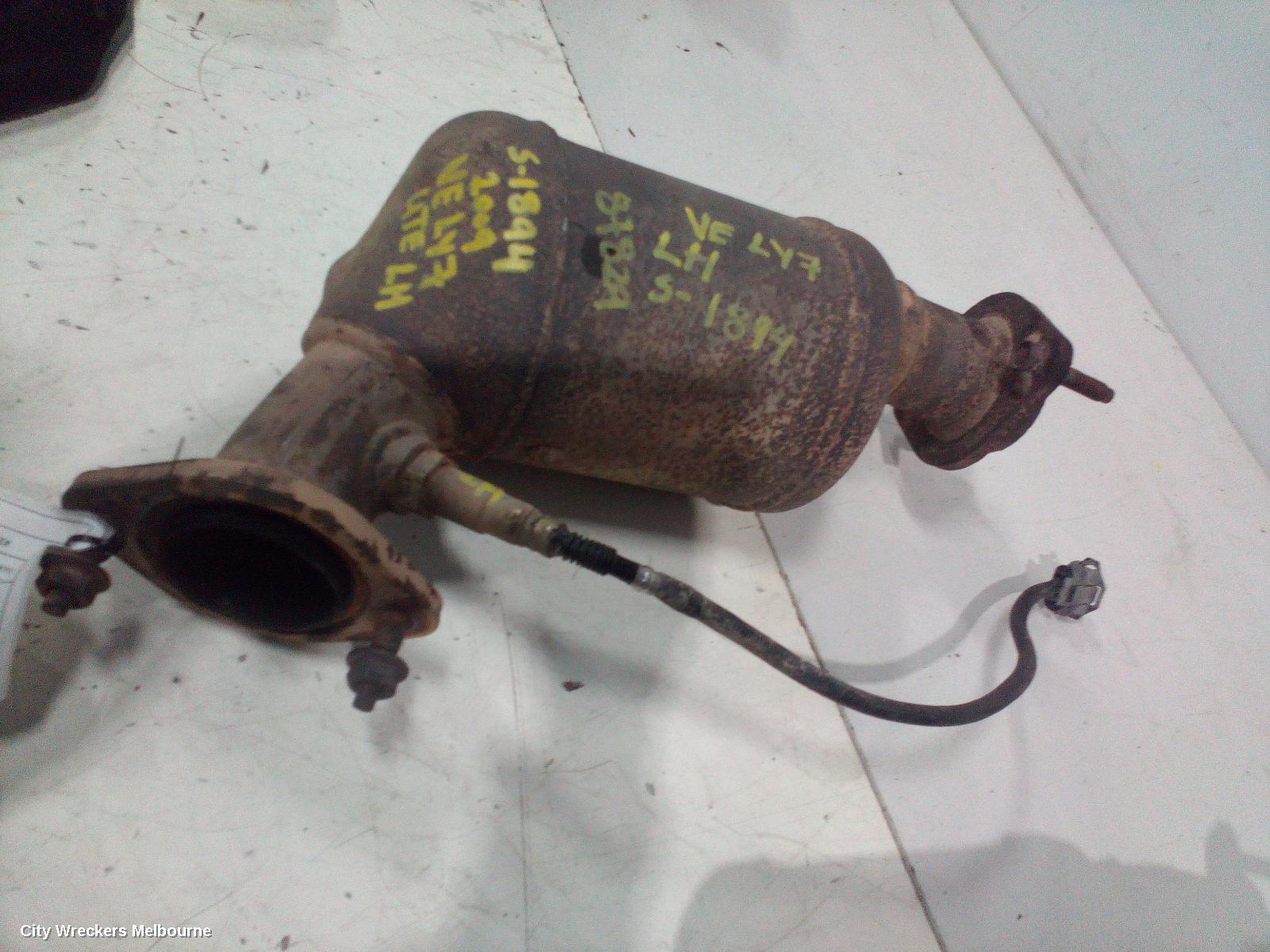 HOLDEN COMMODORE CATALYTIC CONVERTER, UNDER CAR-CAT TYPE, 3.6, LE0/LY7, W/ OXYGEN SENSOR TYPE, LH SIDE, VE, 08/2006 - 04/2013