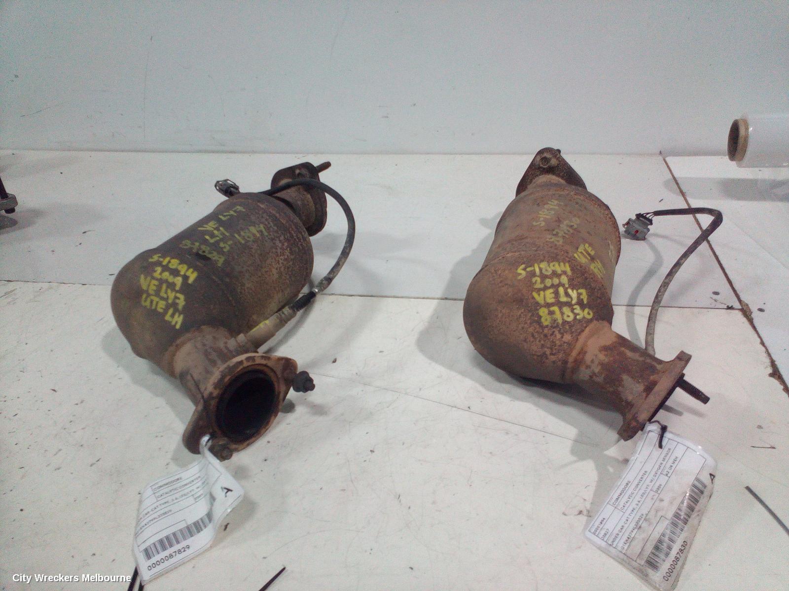 HOLDEN COMMODORE CATALYTIC CONVERTER, UNDER CAR-CAT TYPE, 3.6, LE0/LY7, W/ OXYGEN SENSOR TYPE, RH SIDE, VE, 08/2006 - 04/2013