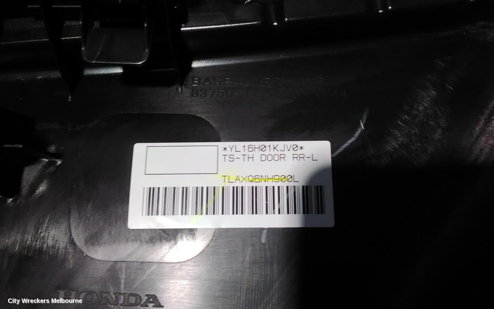 HONDA CRV DOOR TRIM, LH REAR, RW, 05/2017 ONWARDS