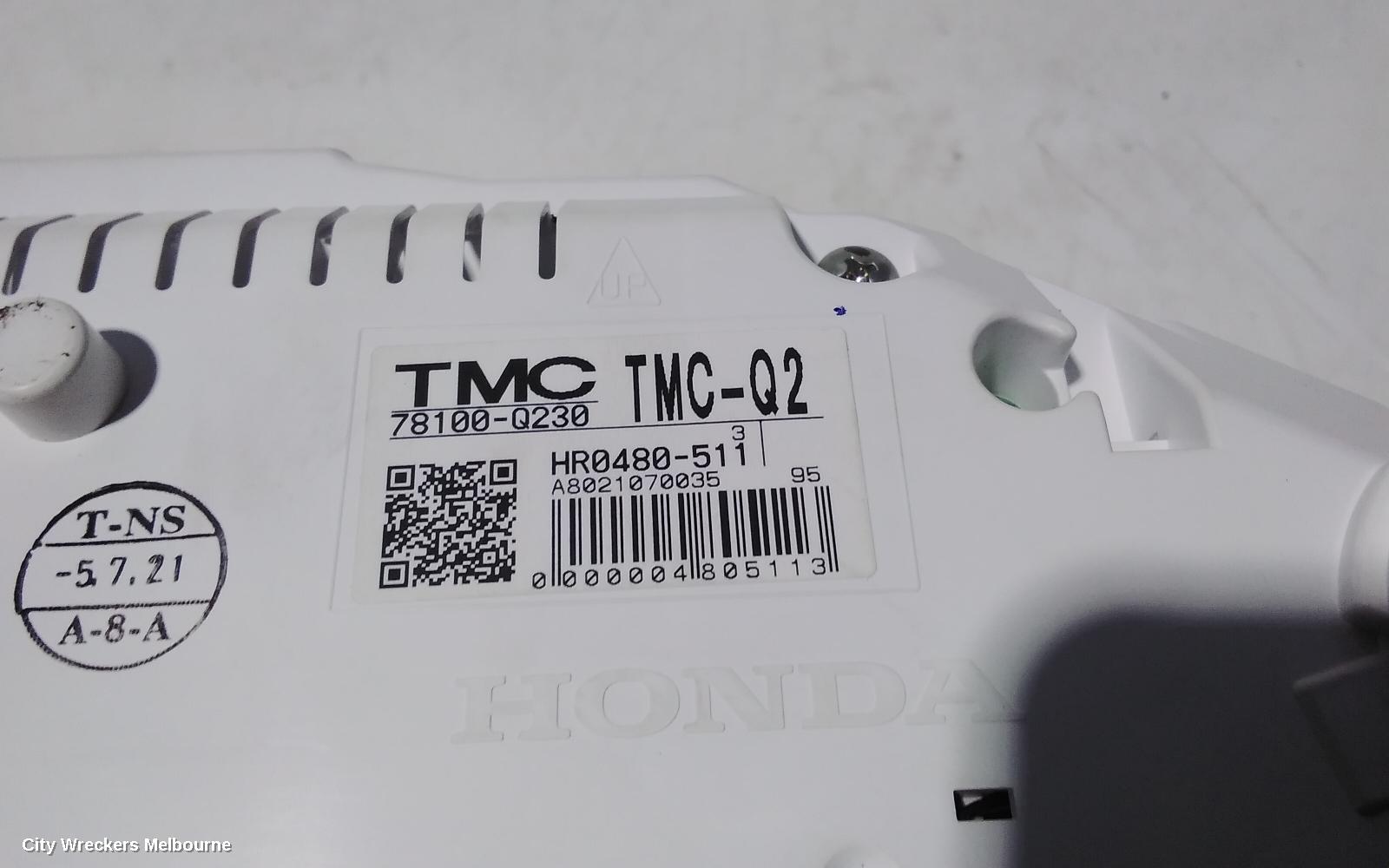 HONDA CRV INSTRUMENT CLUSTER, PETROL, 1.5, AUTO T/M, RW, 05/2017 ONWARDS